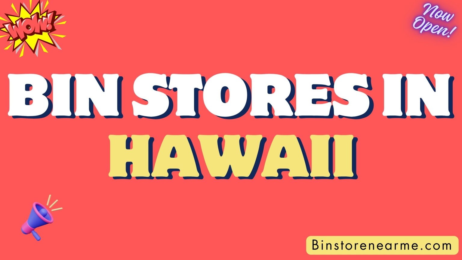 Bin stores in Hawaii