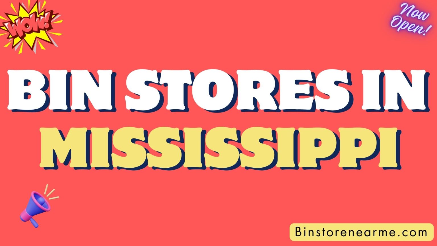 Bin stores in Mississippi