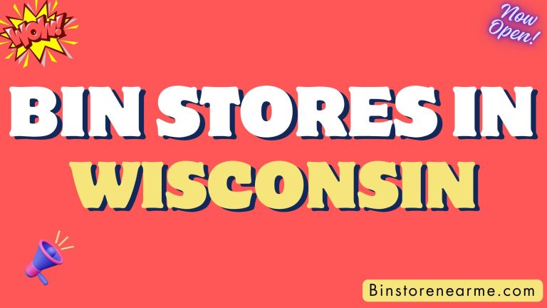 Bin stores in Wisconsin